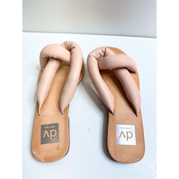 DV Dolce Vita Sandals‎ Womens Size 6.5 Pink Janae Slip On Flats - Picture 5 of 8